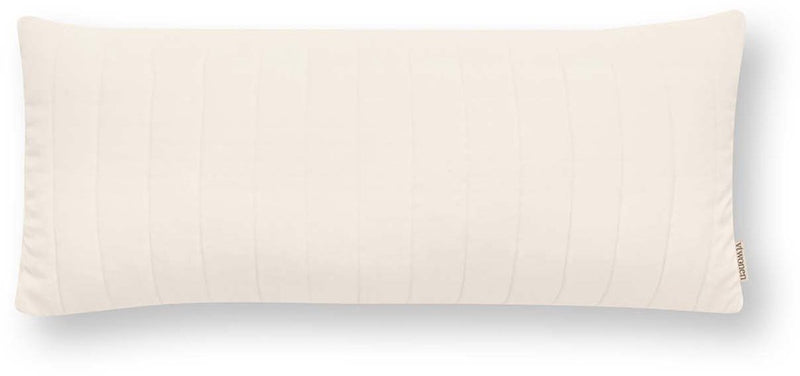 Coussin décoratif Vtwonen matelassé - coussin pour le salon - blanc - 30x70cm
