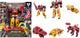 Héros quantiques dino star dino star - héros quantiques - figurines robots 6 en 1 - méga robots transformables - 28cm - raptor tron