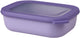 Mepal - récipient alimentaire multi-bols cirqula - 1000 ml - rectangulaire - lilas vif