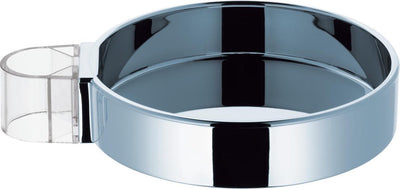 Porte-savon Hansgrohe cassette'c 28678000 - chromé - adapté aux barres coulissantes d'un diamètre de 22 mm.