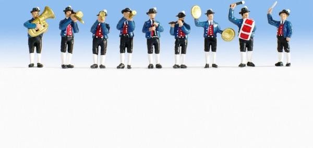 Noch 36580 n figurines de groupe de musique peintes, debout