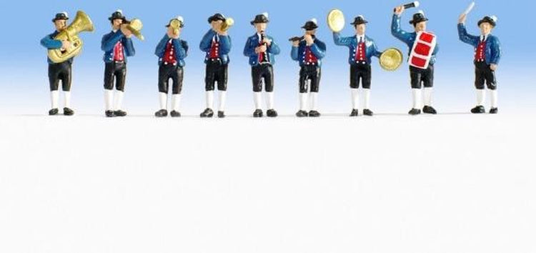 Noch 36580 n figurines de groupe de musique peintes, debout