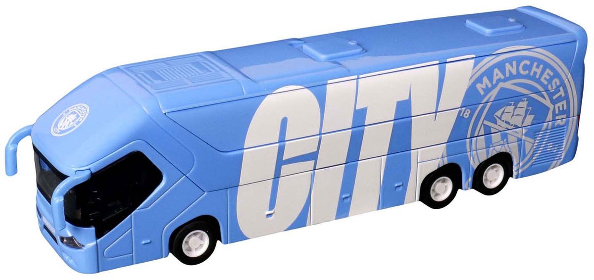 Bus d'équipe du FC de Manchester City