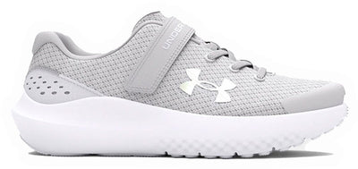 Under Armour ua gps surge 4 ac-gray chaussures de sport pour filles - halo gris - blanc - irisé