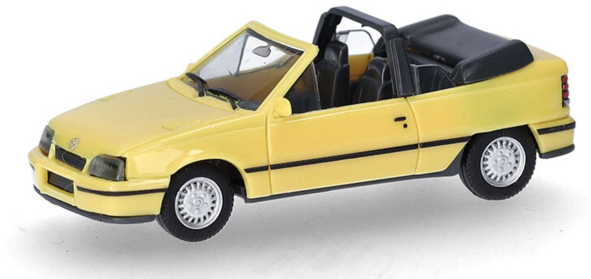 Herpa opel kadett e gsi cabriolet, jaune