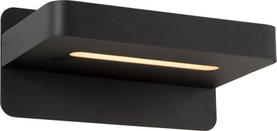 Lucide atkin - applique lampe de chevet - LED - 1x6w 3000k - avec point de chargement USB - noir