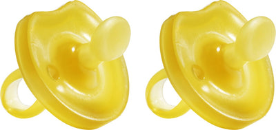 Sucette en caoutchouc Natursutten - 0-6 mois - bouclier papillon - bec anatomique - 2 pièces
