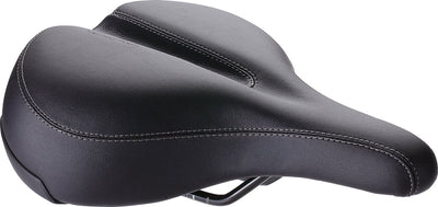 Bbb cycling soft shape relax - selle de vélo pour homme et femme - selle de vélo électrique ou de vélo de ville - position de cyclisme détendue 75° - 265 x 205 mm - noir - bsd-124