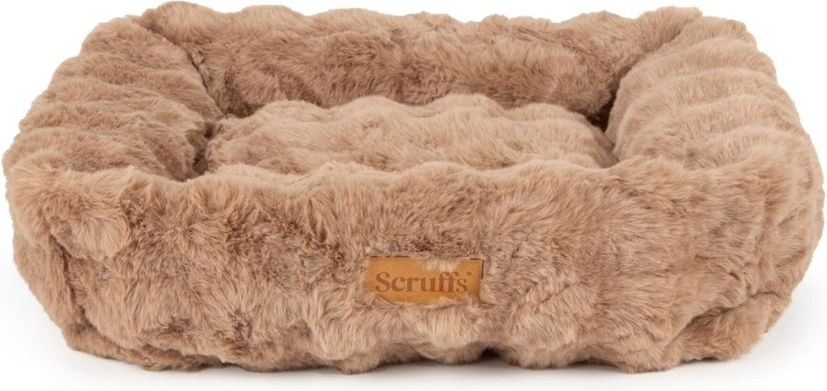 Scruffs - lit box alpin - lit pour chien - taupe - xx-large 110 x 75 cm