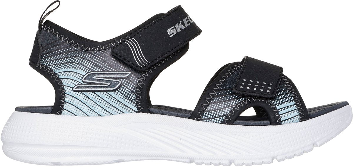 Skechers microspec splash sandales pour garçons - noir