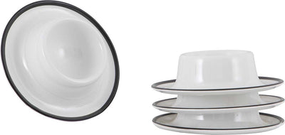 Gimex - ligne linea - coquetier - noir - 4 pièces