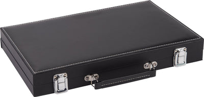 Jeu backgammon dans la valise noire