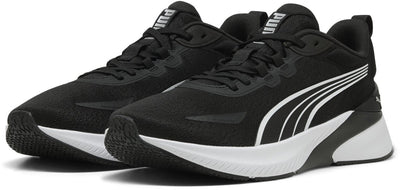 Puma agile lite tr chaussures de sport unisexes - noir- blanc- argent