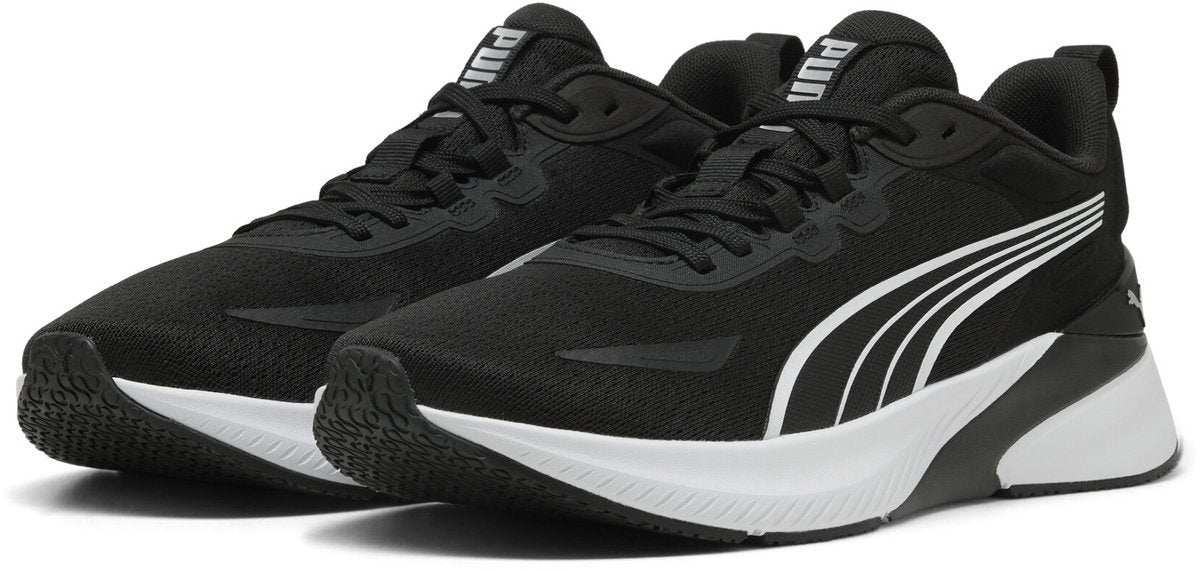 Puma agile lite tr chaussures de sport unisexes - noir-intense menthe-sunny lime- blanc
