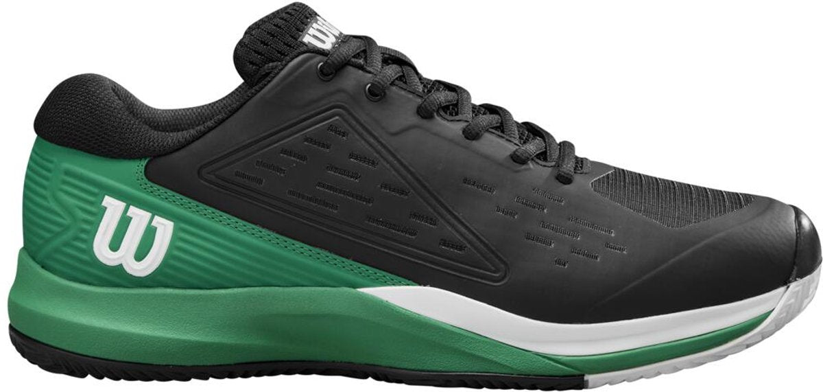 Wilson chaussure de tennis chaussure de padel rush pro ace terre battue hommes noir vert
