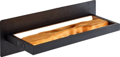 Brilliant chaumont - applique - LED 9,5w 3000k - bois noir