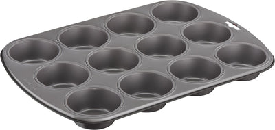 Moule à muffins Tefal Delice - moule à pâtisserie - 12 pièces - revêtement antiadhésif - sans pfas - pour muffins