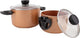 Bo-camp - industriel - set de poêles - slauson - compact 2 - aluminium - induction