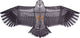 Cerf-volant libellule - aigle - gris noir - 180 x 80 cm - à partir de 6 ans