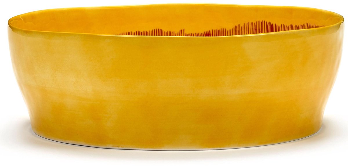 Serax - festin ottolenghi - saladier - jaune rouge - 28 ø