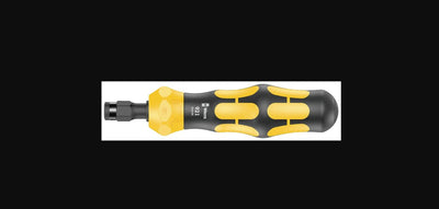 Wera - 018100 - kraftform plus - tournevis à percussion - série 900 - noir jaune