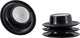 Gimex - ligne unie - coquetier - noir et blanc - 4 pièces