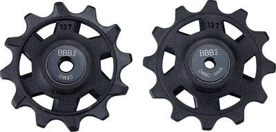 Bbb vélo roues de dérailleur sram - roues de dérailleur 12 vitesses - sram route 12 vitesses (non-xplr) - durable - noir - 12t - rollerboys 12t sr bdp-10