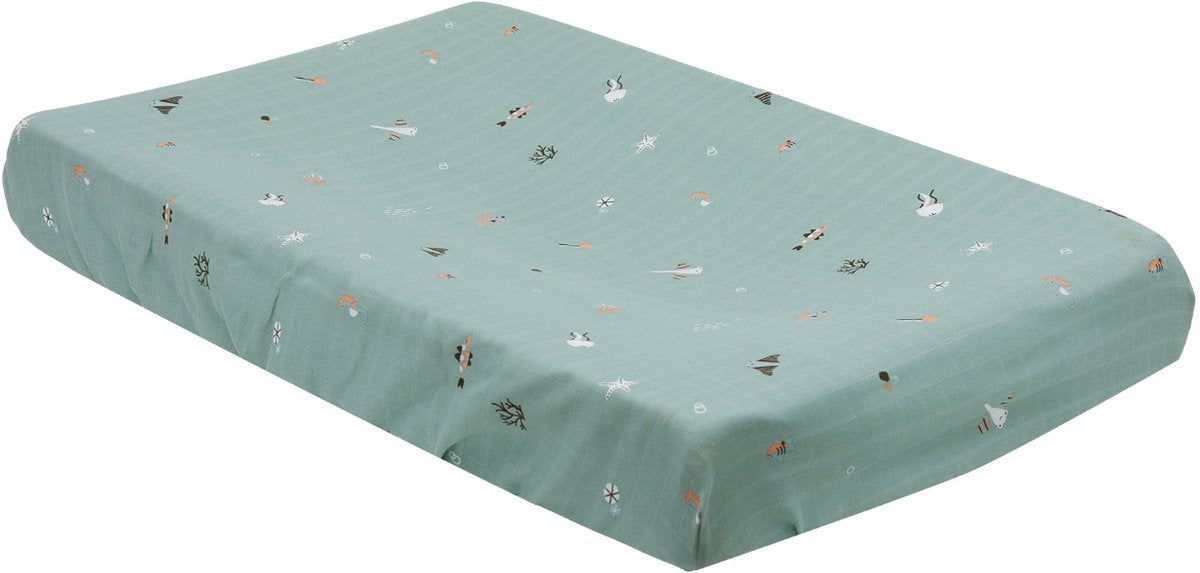Housse de matelas à langer Bébé-jou jersey vibes océan