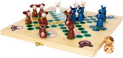 Petit pieds en bois ludo gibier de ferme animaux