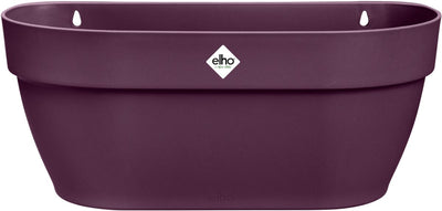 Elho vibia campana panier mural 35 - pot de fleur mural pour l'extérieur - 100% plastique recyclé - ø 35,0 x h 14,8 cm - érable violet