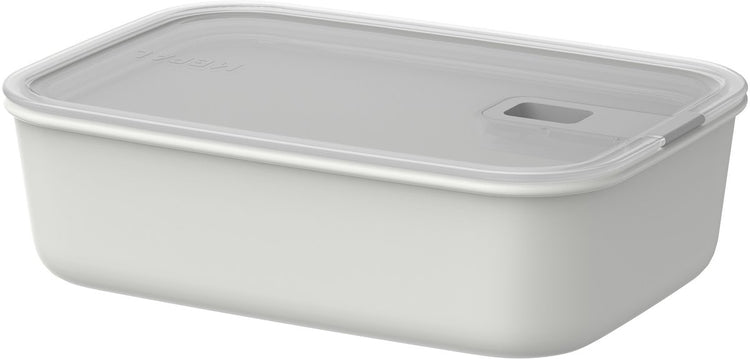 Récipient alimentaire Mepal easyclip - 1,5 l - récipient alimentaire à fermeture coulissante - convient au micro-ondes. four à vapeur. réfrigérateur et congélateur - blanc nordique