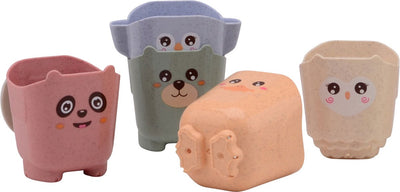 Johntoy Happy World Bio Stapelemmer et Bathbekers