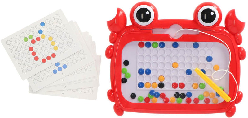 Jipy découvre le tableau d'apprentissage magnétique multicolore