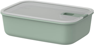 Récipient alimentaire Mepal easyclip - 1,5 l - récipient alimentaire à fermeture coulissante - convient au micro-ondes. four à vapeur. réfrigérateur et congélateur - sauge nordique