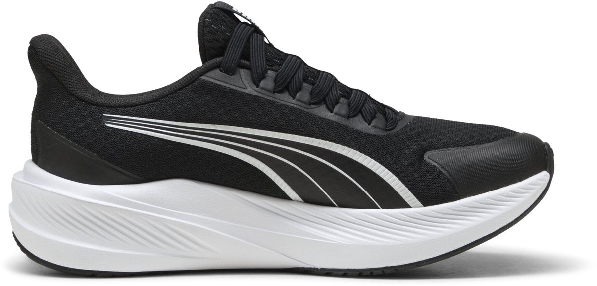 Puma Dasher Lite Sliptech Jr chaussures de sport unisexes - noir-blanc