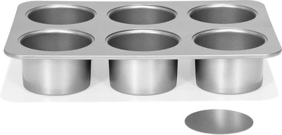Moule à cheesecake patisse mini 8 cm acier argent