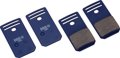 Bbb plaquettes de frein vélo VTT - discstop hp - frein à disque - compatible avec magura mt5 mt7 - organique - bleu - bbs-87