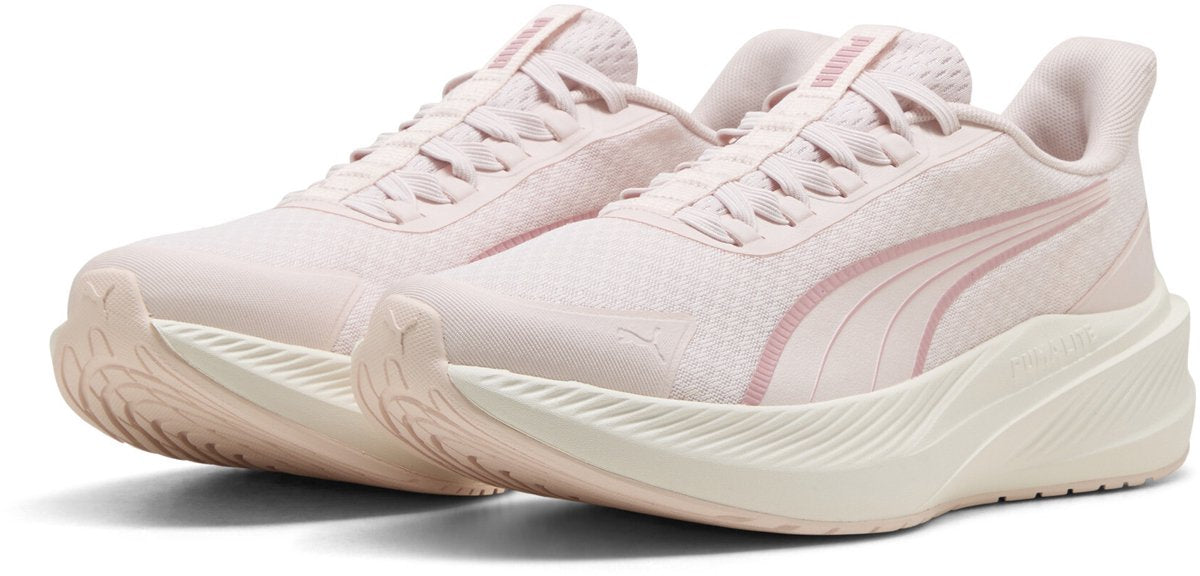 Chaussures de sport unisexes Puma Dasher Lite Sliptech - fleur de jasmin-blanc chaud-rosy Outlook