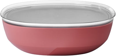 Bol de service Mepal avec couvercle silueta - 4000 ml - saladier - mauve vif