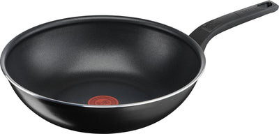 Tefal easy Cook clean - poêle wok - ø 28 cm - revêtement antiadhésif - ne convient pas à l'induction