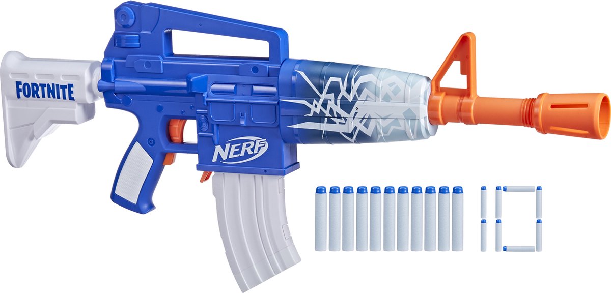 Hasbro nerf fortnite blaster à choc bleu