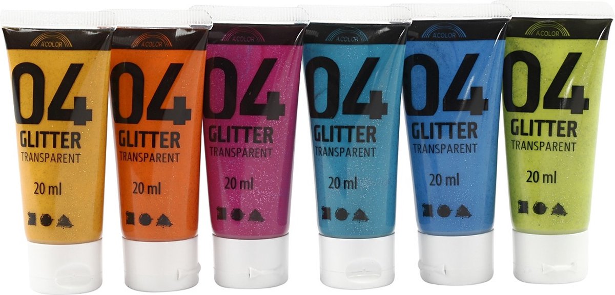 Creativ Company Children's Acrylique Paint Pintter Couleur, 6x20 ml