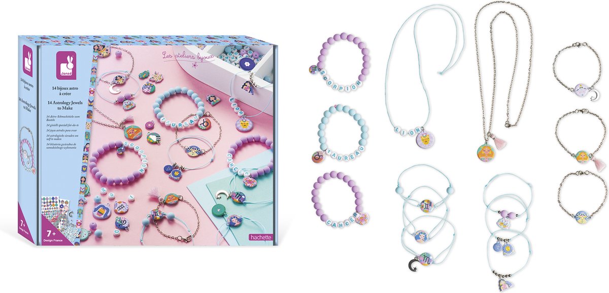 Janod - set artisanal - fabrication bijoux astrologie