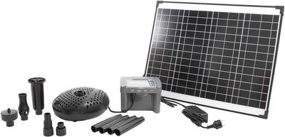 Ubbink - solarmax 2500 - pompe de fontaine à énergie solaire - avec propre batterie - pompe de bassin