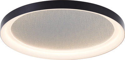 Brilliant quito - plafonnier - LED 30w - 42cm - design noir - effet pailleté - 3-step dim