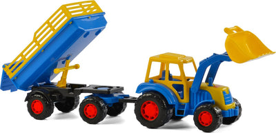 Toys Cavallino Toys Cavallino avec chargeur frontal et supporter bleu