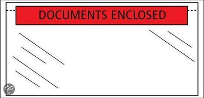 Enveloppe pour liste de colisage Raadhuis - 225x165 mm - a5 - documents joints - 1000 pièces - rd-310502