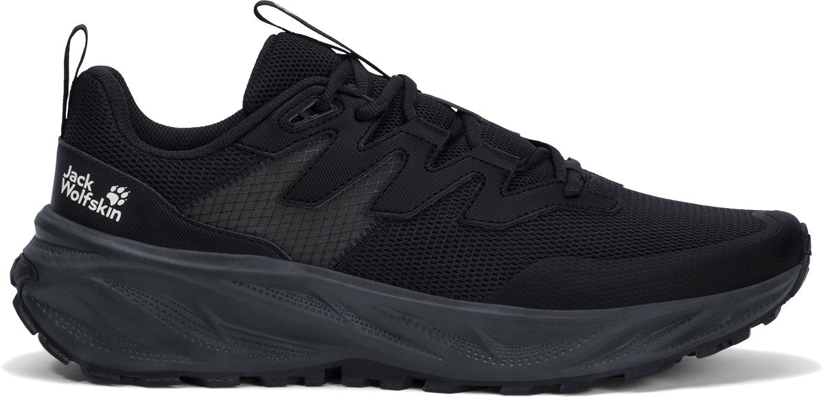 Jack wolfskin ps trail low m bottes de randonnée homme-noir