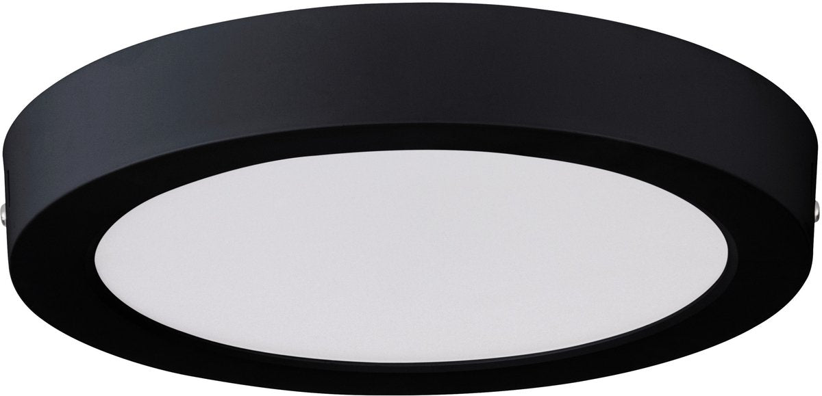 Lampe en saillie Eglo idun-e - LED - ø 22,5 cm - noir et blanc