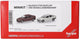 Herpa renault laguna, rouge blanc (mini kit 2 pcs.)